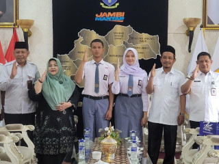 Pemprov Jambi Lepas Dua Calon Paskibraka Nasional Salah Satu Calon Dari SMKN 1 KOTA JAMBI