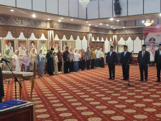 Keluarga Besar SMKN 1 Kota Jambi Mengucapkan Selamat atas Pelantikan Bapak Umar My, S.E., M.E. sebagai Kepala Dinas Pendidikan Provinsi Jambi