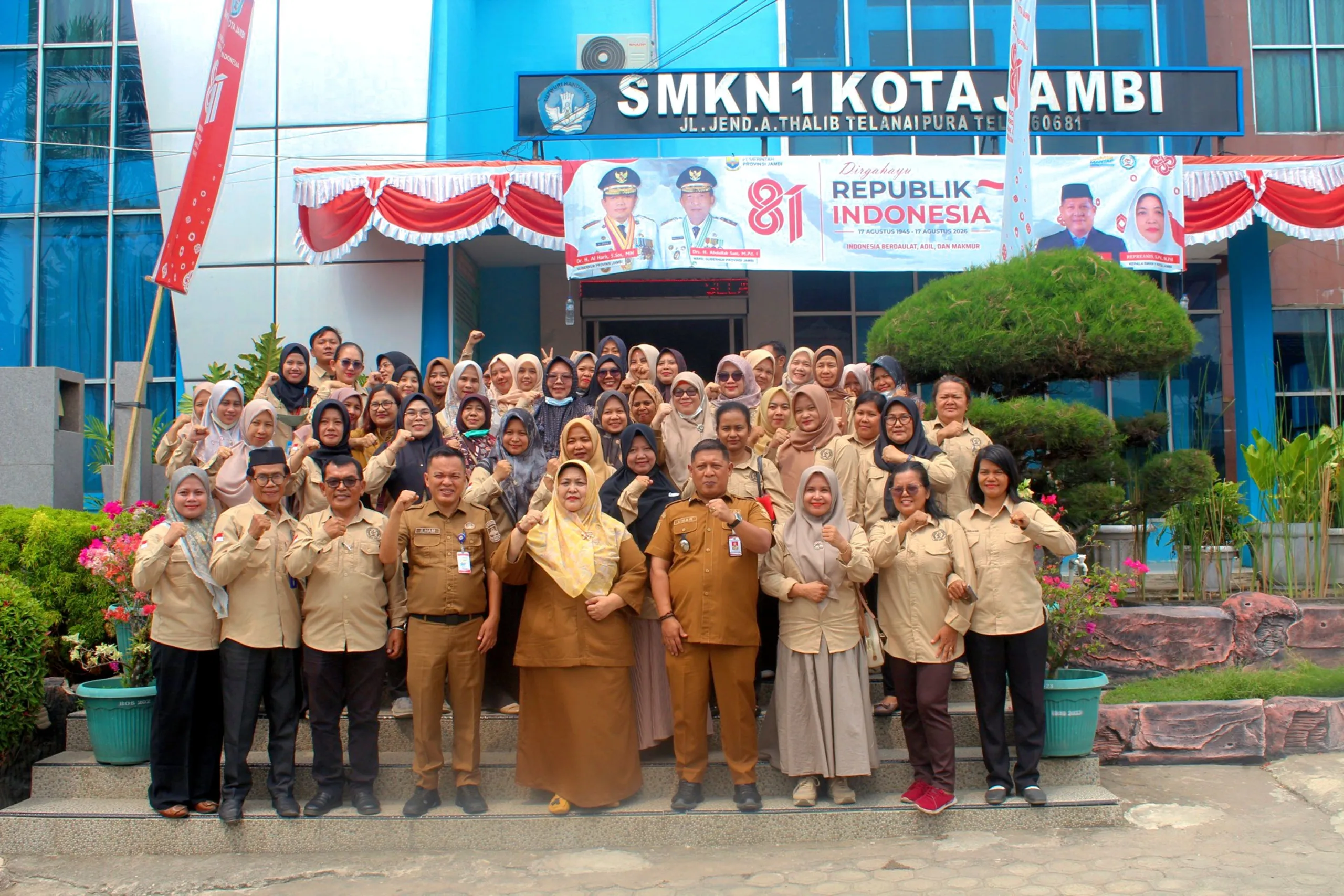 Perkuat Integritas dan Tata Kelola Pendidikan, SMKN 1 Kota Jambi Gelar Pembinaan Disiplin dan Profesionalisme PTK