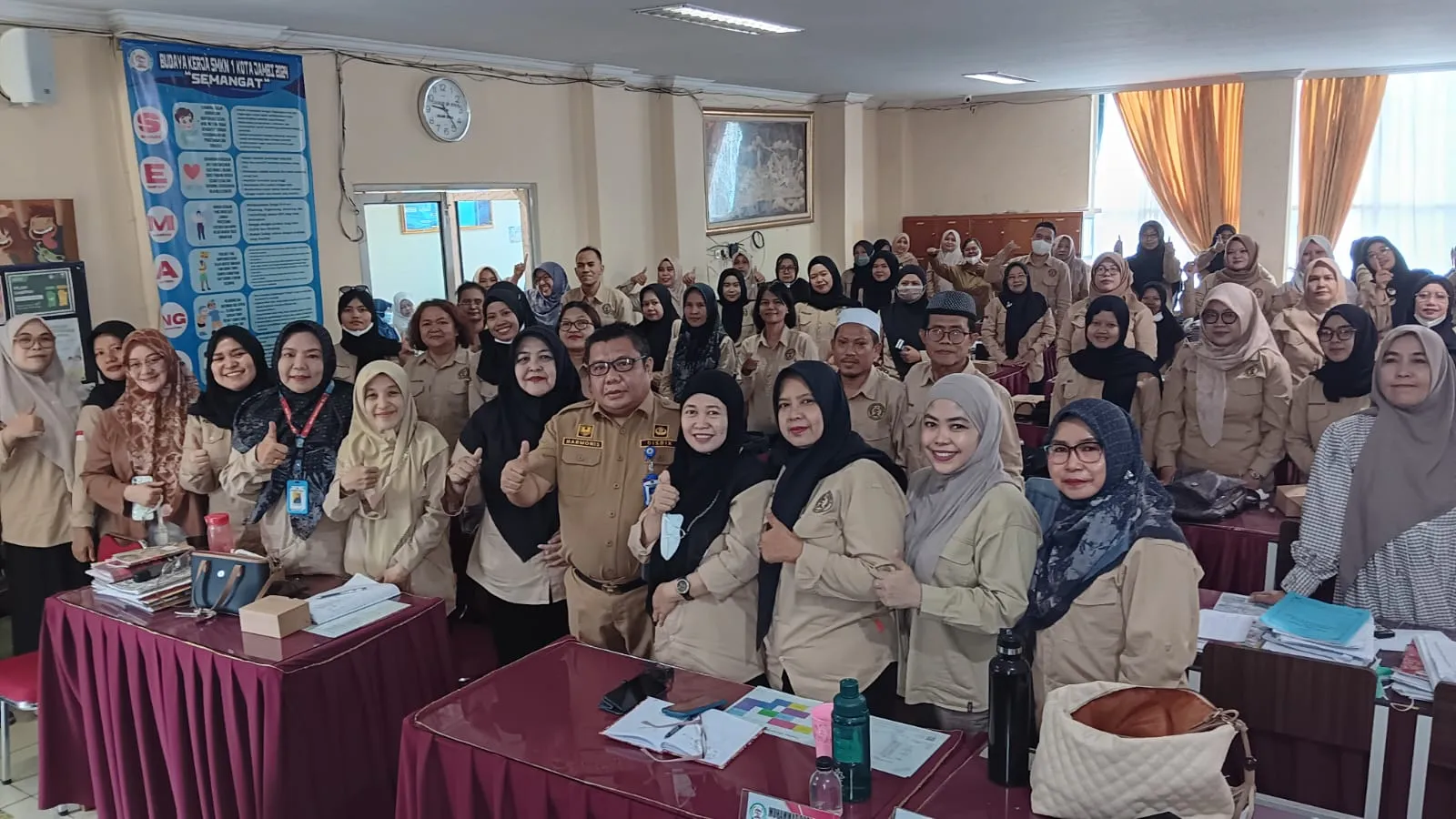Wujudkan Sekolah Aman dan Nyaman, SMKN 1 Kota Jambi Sukses Gelar In House Training (IHT)